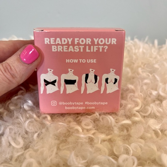 BOOBY TAPE breast tape black NIB sealed - Picture 2 of 2